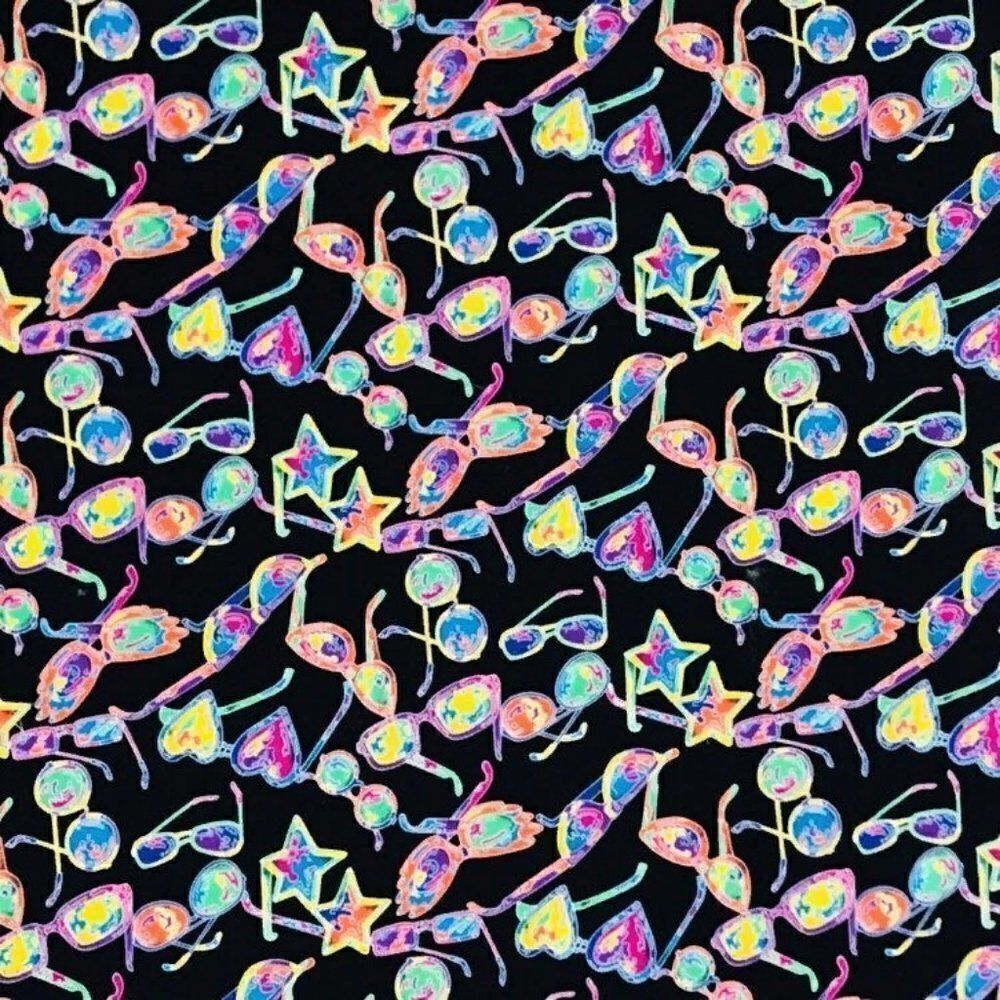 Sunglasses Print Cotton Fabric Hoffman